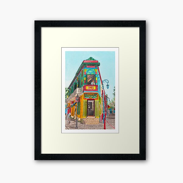 Item preview, Caminito La Boca, Argentina designed and sold by NorrskenArt.