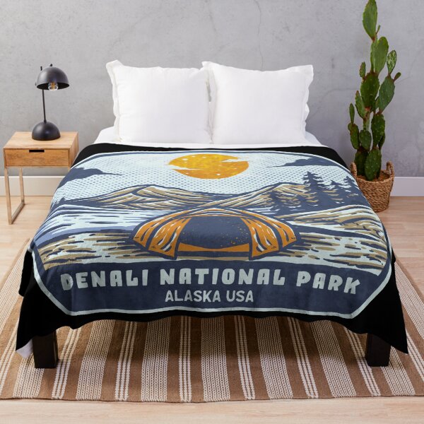 Item preview, Denali National Park Vintage Sunset Camp designed and sold by JordanHolmes.