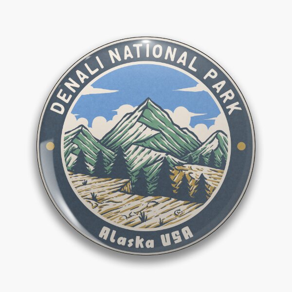 Item preview, Denali National Park Vintage Mountains designed and sold by JordanHolmes.