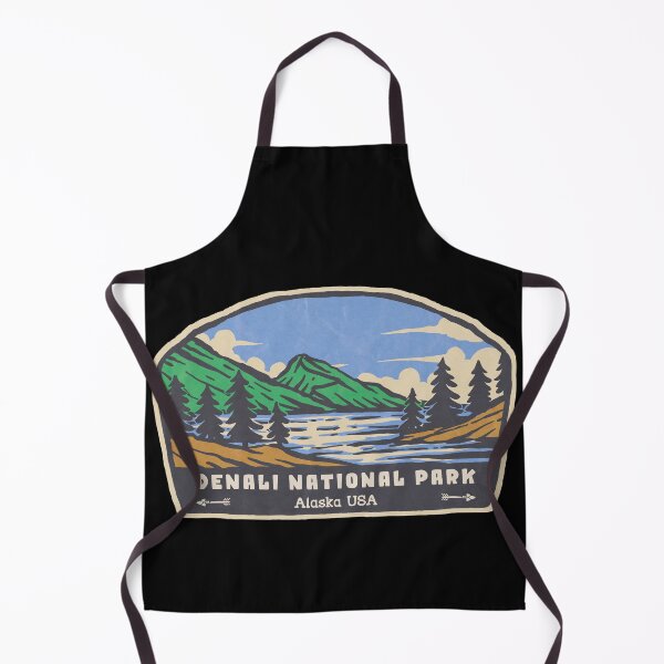 Item preview, Denali National Park Vintage Mountain Lake designed and sold by JordanHolmes.