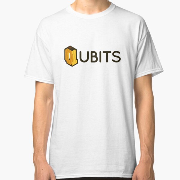 Qubits (pixels + yellow) Classic T-Shirt