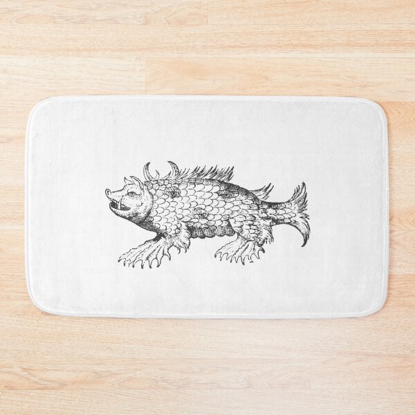 Item preview, Marine Sow on White Background, Sea Monster, 16th Century designed and sold by ScienceSource.