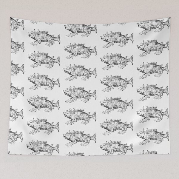 Item preview, Marine Sow on White Background, Sea Monster, 16th Century designed and sold by ScienceSource.
