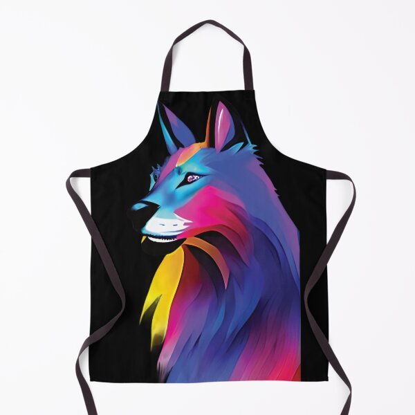 Item preview, Colorful wolf drawing / colorful wolf designed and sold by ralick.