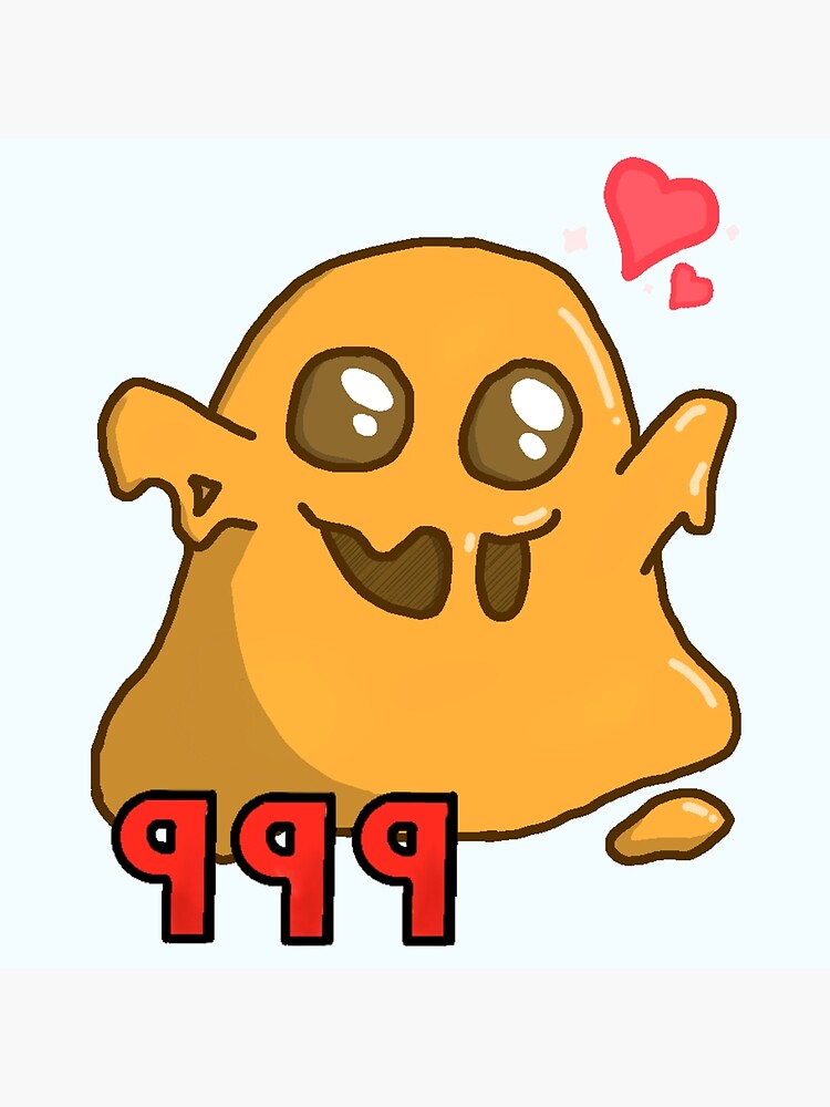 SCP-999 orange blob tickle monster Postcard for Sale by