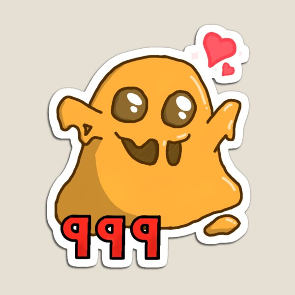 SCP 999 the Tickle Monster Sticker Hug Monster Slime Chibi 