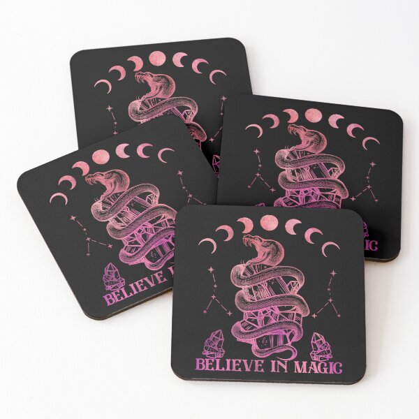 Item preview, Believe In Magic | Moon Phases | Serpent  | Witchy Snake | Mystical Design designed and sold by Ravenvine.