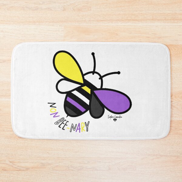 Item preview, Non"Bee"Nary Nonbinary Pride Bee designed and sold by ELDigitals.