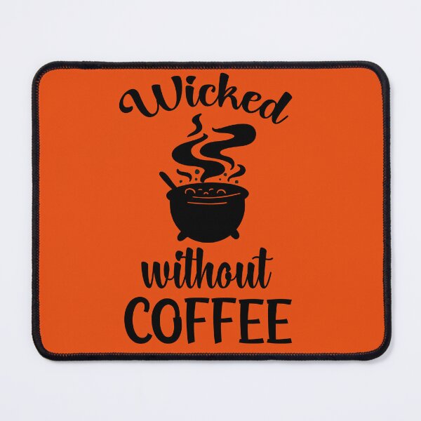 Item preview, Wicked Without Coffee. Halloween Design, Funny Coffee Lovers, Witchy Vibes designed and sold by DesignHouse07.