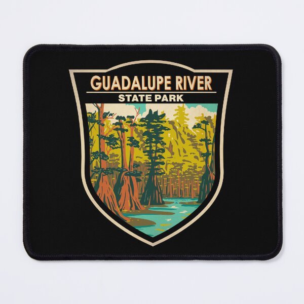 Item preview, Guadalupe River State Park Texas Badge Vintage designed and sold by KrisSidDesigns.