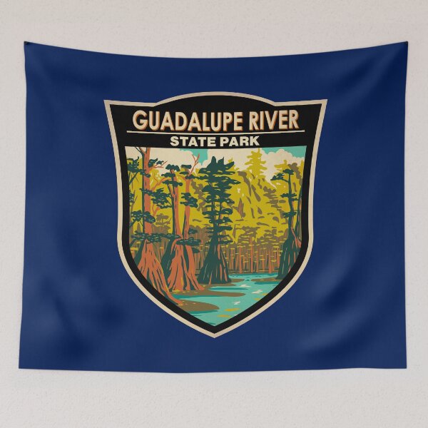 Item preview, Guadalupe River State Park Texas Badge Vintage designed and sold by KrisSidDesigns.