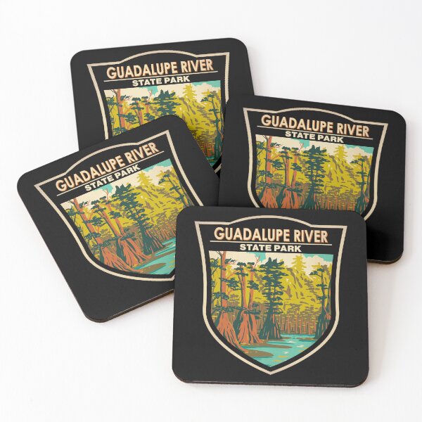 Item preview, Guadalupe River State Park Texas Badge Vintage designed and sold by KrisSidDesigns.