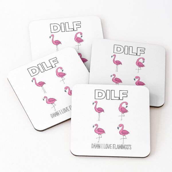 Item preview, DILF Damn I Love Flamingos designed and sold by loganferret.