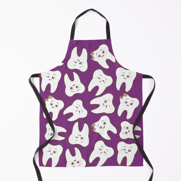 Item preview, Cute tooth pattern. Art teeth smiling. Dentist pattern design designed and sold by Denisse diseno.