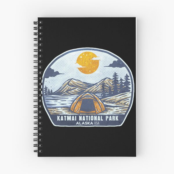 Item preview, Katmai National Park Vintage Sunset Camp designed and sold by JordanHolmes.