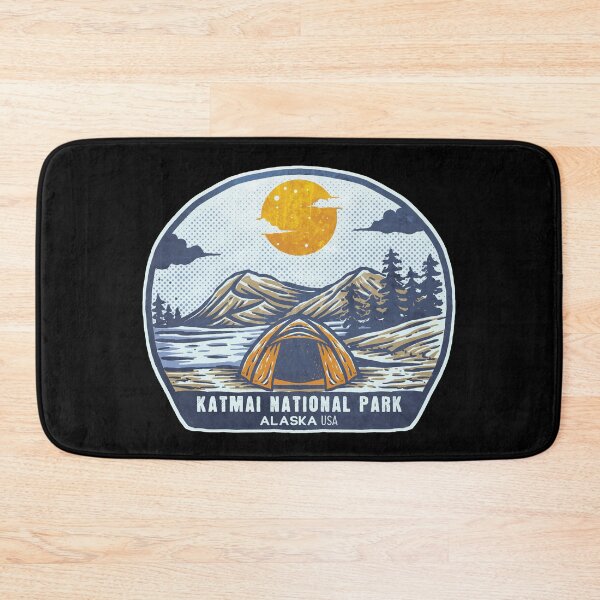 Item preview, Katmai National Park Vintage Sunset Camp designed and sold by JordanHolmes.