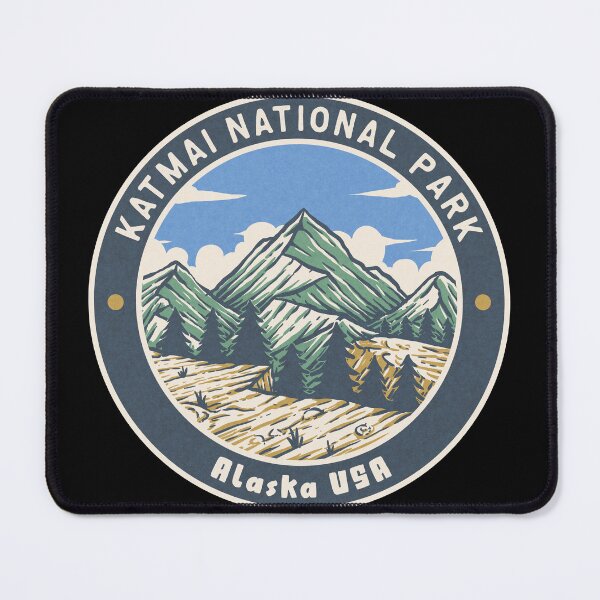 Item preview, Katmai National Park Vintage Mountains designed and sold by JordanHolmes.