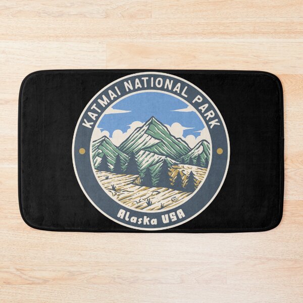 Item preview, Katmai National Park Vintage Mountains designed and sold by JordanHolmes.