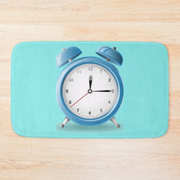 Item preview, Blue Alarm Clock Minimal Cartoon Design designed and sold by Thonja.