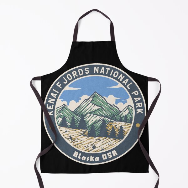 Item preview, Kenai Fjords National Park Vintage Mountains designed and sold by JordanHolmes.