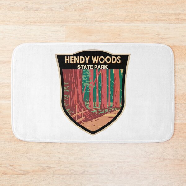Artikelvorschau, Hendy Woods State Park Kalifornien Abzeichen Vintage entworfen und verkauft von KrisSidDesigns.