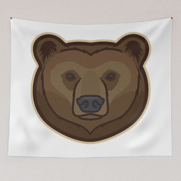 Item preview, Brown Bear Head designed and sold by Sabin Artworks.