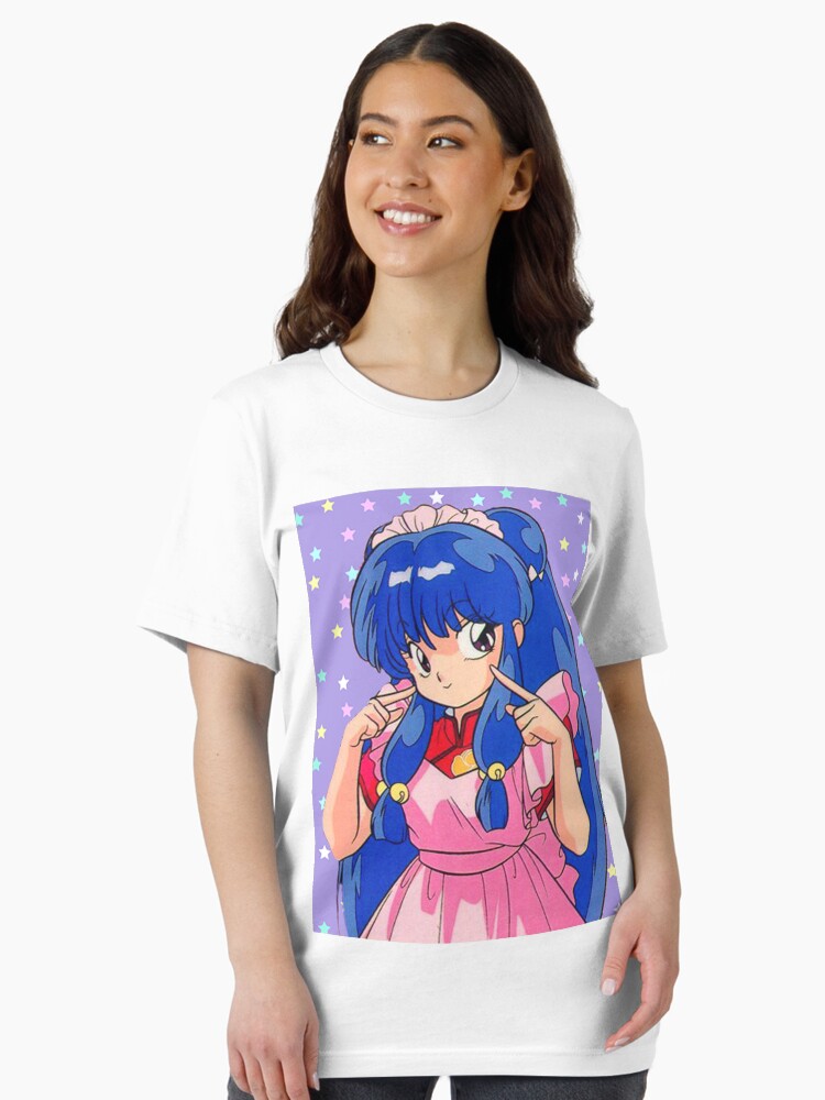 【アニメ】Ranma 1/2 Shampoo らんま ヴィンテージTシャツ Ranma 1/2 Shampoo Full Color T-shirt White (S Size)