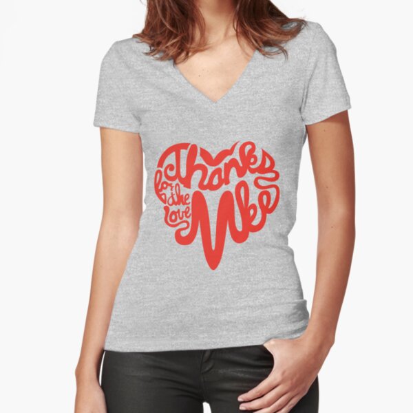 Fitted V-Neck T-Shirt
