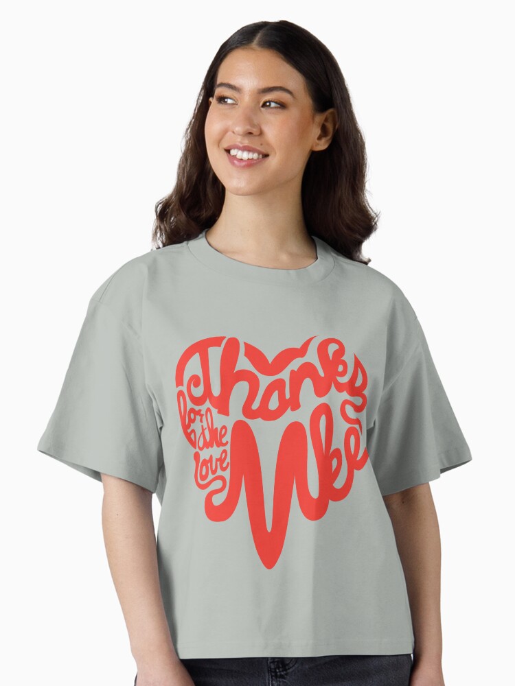 Thumbnail 1 of 4, Boxy T-Shirt, Thanks For The Love, MKE designed and sold by dustinzick.