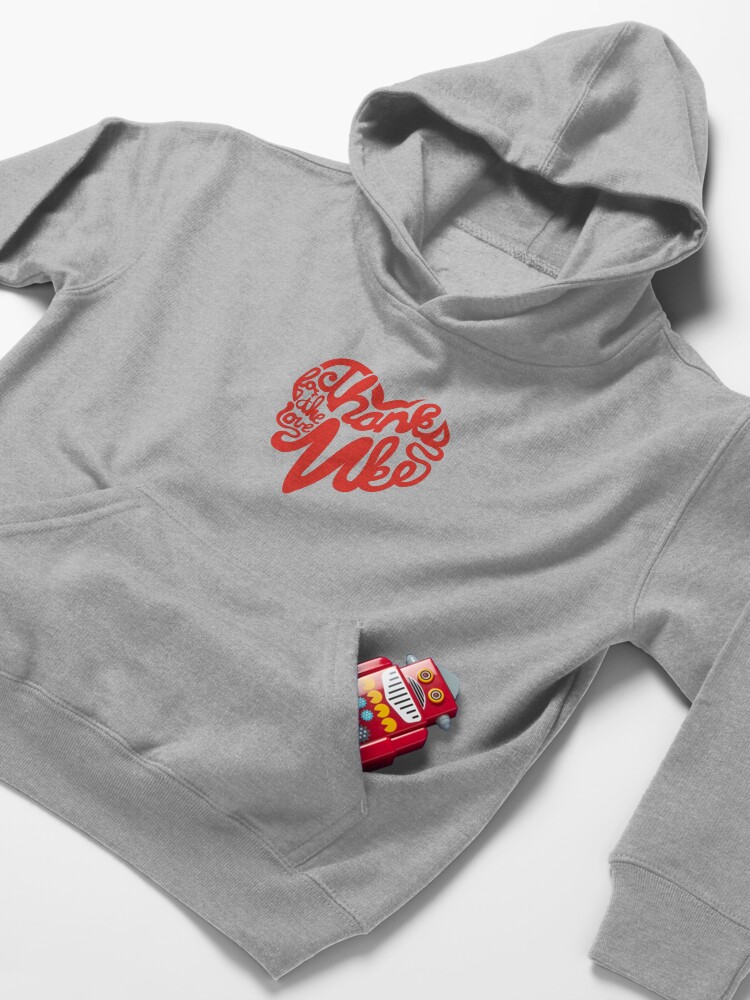 Thumbnail 4 of 5, Kids Pullover Hoodie, Thanks For The Love, MKE designed and sold by dustinzick.