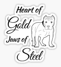 Pit Bull Shirt Sticker