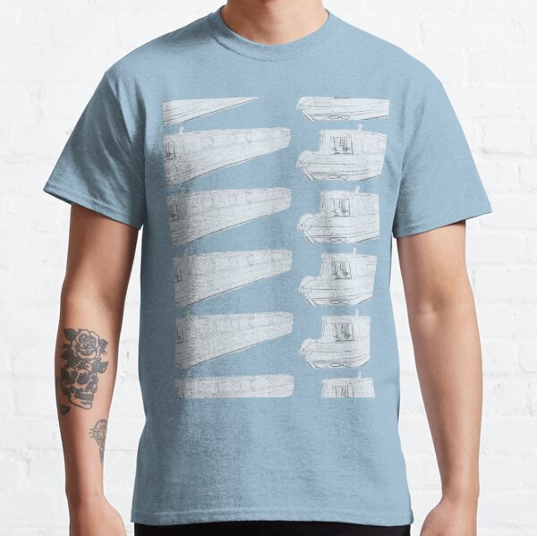 narrowboat pattern - no problem Classic T-Shirt