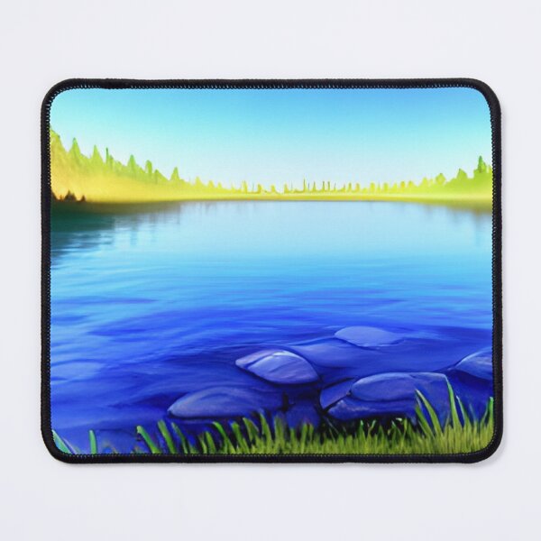 Item preview, Beautiful fantasy lake scenery. designed and sold by Art-Vibrations.