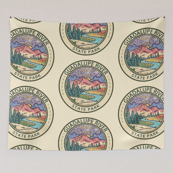 Item preview, Guadalupe River State Park Texas Badge designed and sold by KrisSidDesigns.