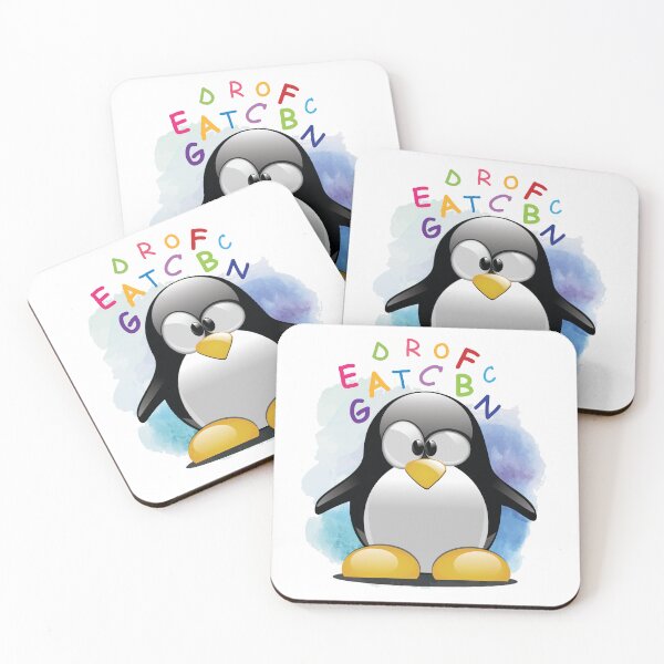 Item preview, Cute penguin and alphabet for kids on First day in kindergarten designed and sold by Alice-Elgawi.