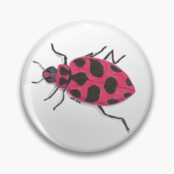 Item preview, Pink Lady Beetle designed and sold by gorillagal.