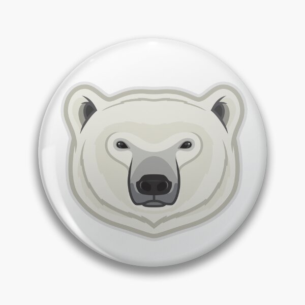 Artikelvorschau, Kopf des Eisbären entworfen und verkauft von Sabin Artworks.