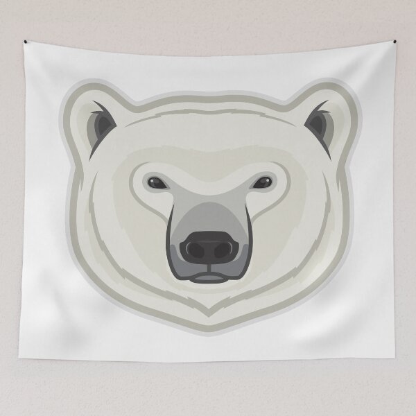 Item preview, Polar Bear Head designed and sold by Sabin Artworks.