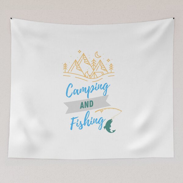 Item preview, Camping And Fishing Design designed and sold by indepthdesigns.