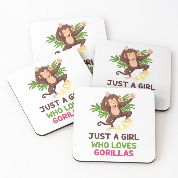 Item preview, funny quote Lovers gorillas, just a girl who loves gorillas designed and sold by yssnyd.