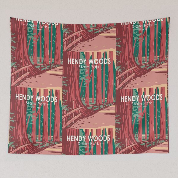 Item preview, Hendy Woods State Park California Vintage designed and sold by KrisSidDesigns.