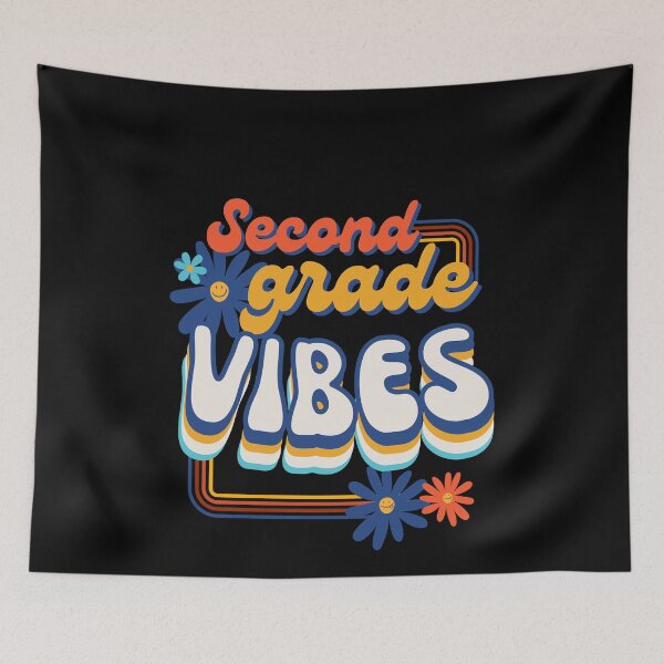Item preview, Back To School First Day of School Second Grade Vibes Retro Teacher designed and sold by ibeargifts.