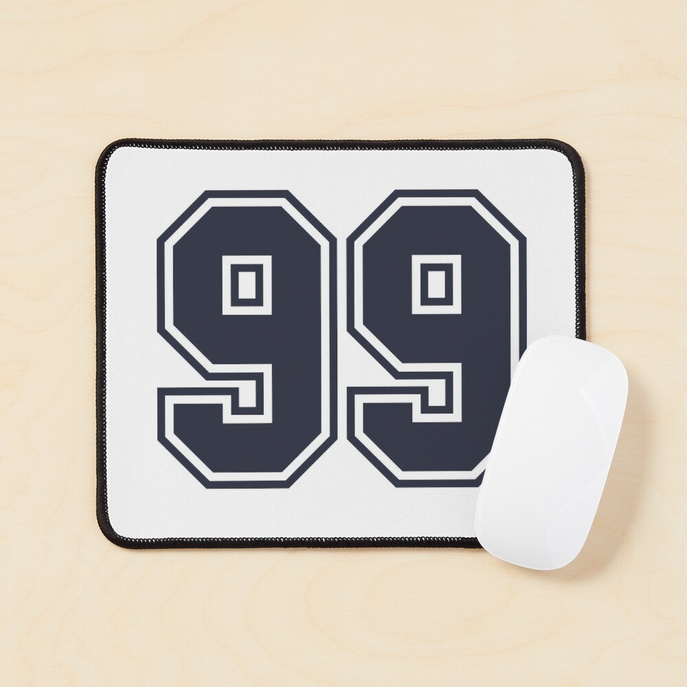 99 Number Cleveland Sports Ninety-Nine Brown Jersey Sticker for Sale by  HelloFromAja