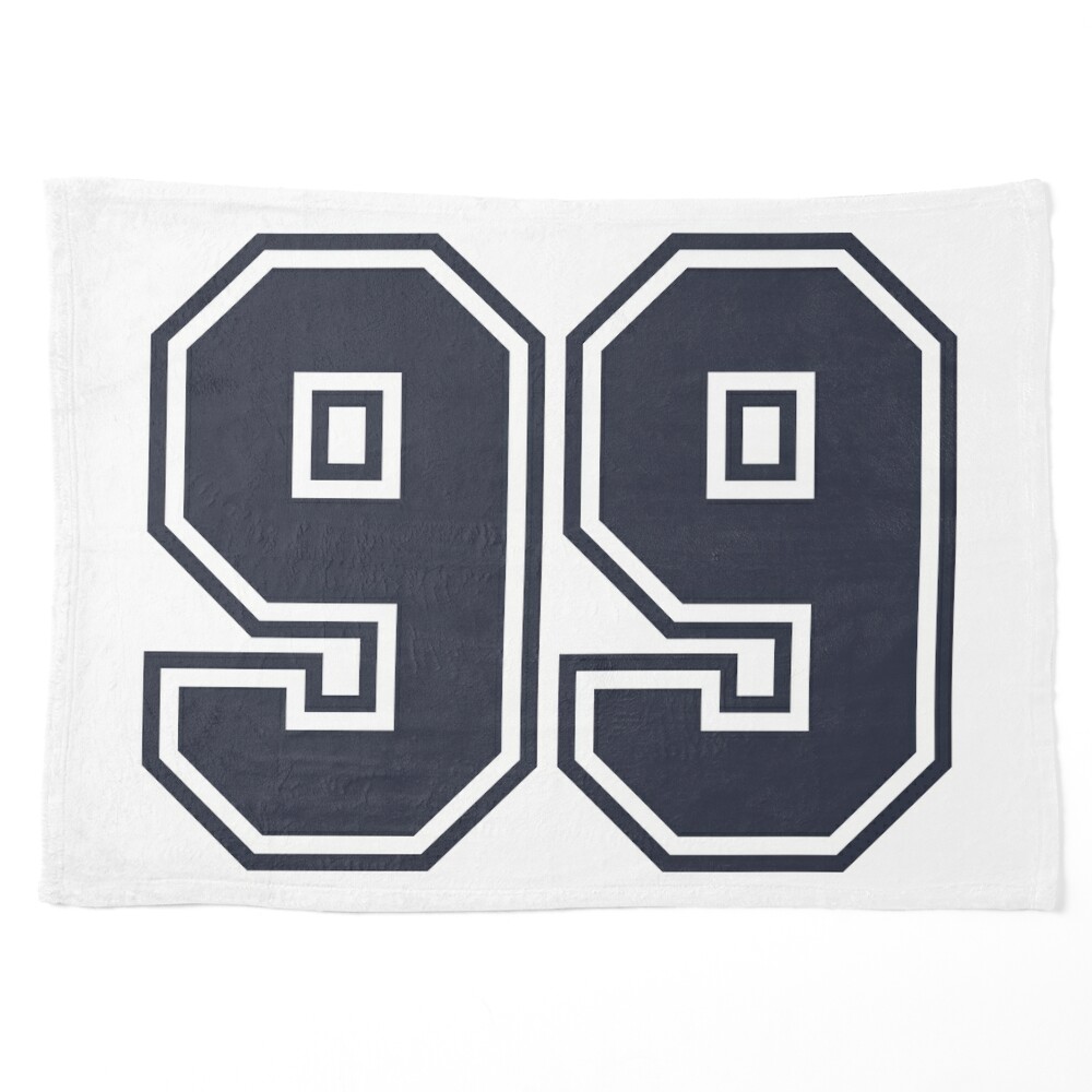 99 Number Cleveland Sports Ninety-Nine Brown Jersey Sticker for Sale by  HelloFromAja