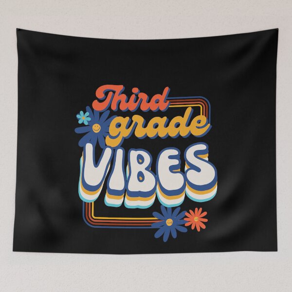 Item preview, Back To School First Day of School Third Grade Vibes Retro Teacher designed and sold by ibeargifts.