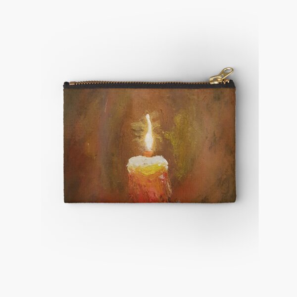 Item preview, Candle flame on black background  designed and sold by WorldOfWendyArt.