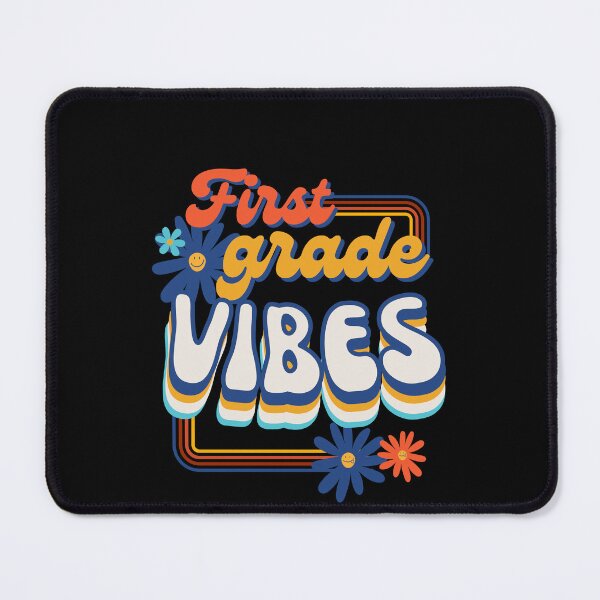 Item preview, Back To School First Grade Vibes Retro Teacher First Day of School designed and sold by ibeargifts.
