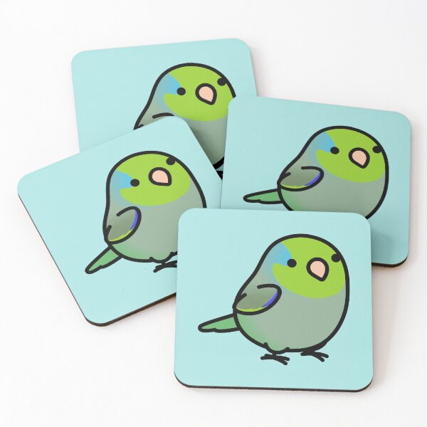 Item preview, Chubby Green Parrotet designed and sold by birdhism.