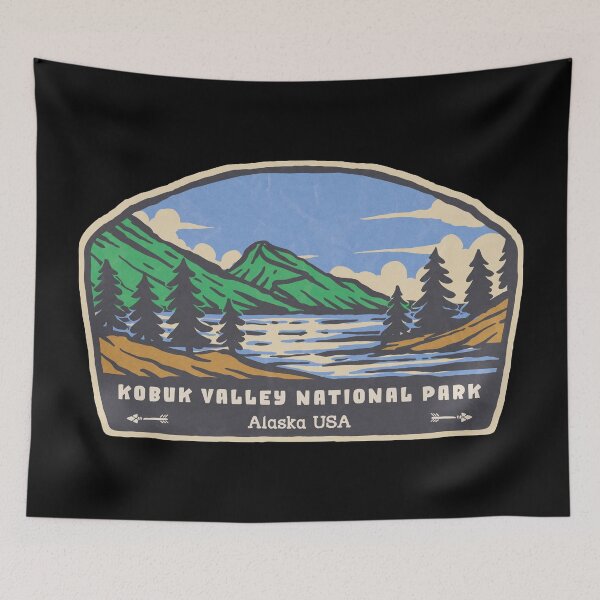 Item preview, Kobuk Valley National Park Vintage Mountain Lake designed and sold by JordanHolmes.