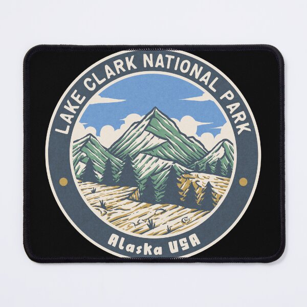 Item preview, Lake Clark National Park Vintage Mountains designed and sold by JordanHolmes.